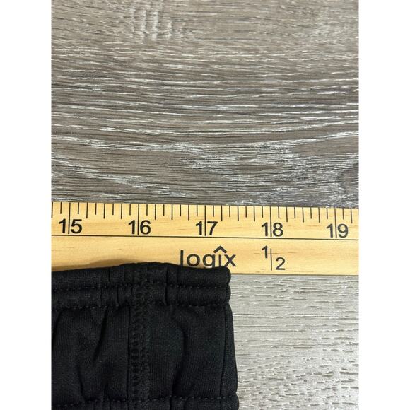 Adidas Black Baggy Wide Leg Sweatpants Track Pants Y2K Skater Comfy - Men’s XL - Picture 6 of 10